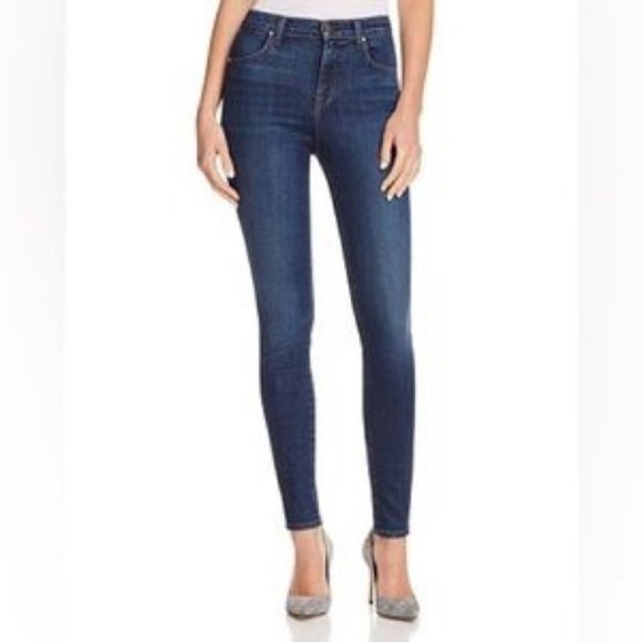 J Brand Maria High Rise Skinny Jeans in Storm - Picture 1 of 12